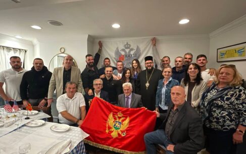 Vladika Boris u Njujorku sa članovima crnogorskog udruženja 13. jul